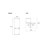 组合冰箱60厘米无霜 - 特殊优惠 Bertazzoni