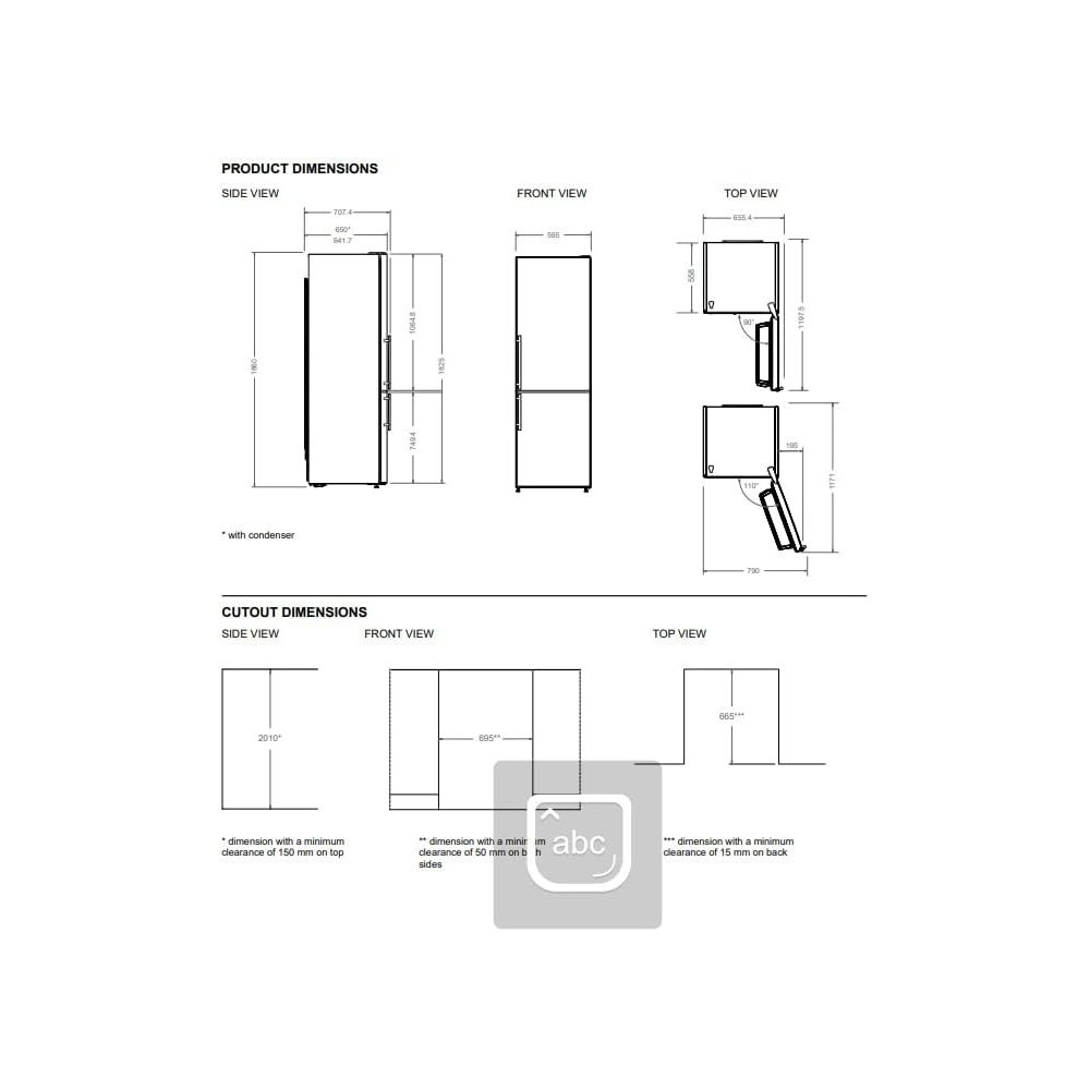 Bertazzoni RBM60F4FXNC: Kein Frost, Kapazität und modernes Design für Ihre Küche