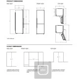 Bertazzoni RBM60F4FXNC: Kein Frost, Kapazität und modernes Design für Ihre Küche