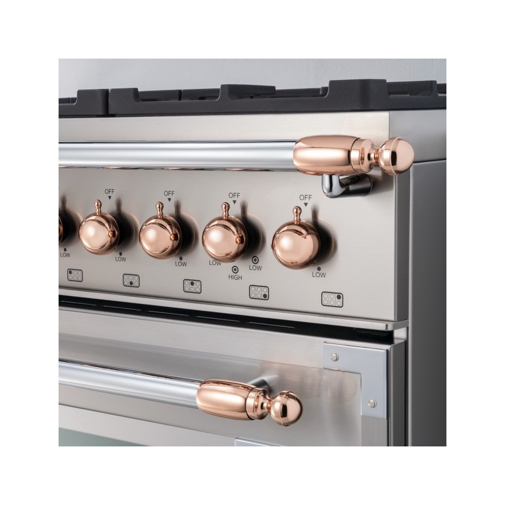 Dekoratives Kupfer-Set Bertazzoni: ein luxuriöser touch für exklusive küchen