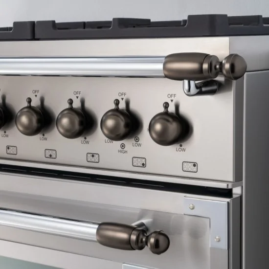 Bertazzoni Nickel Noir - Ensemble Décoratif pour Cuisines et Hottes |Conception exclusive
