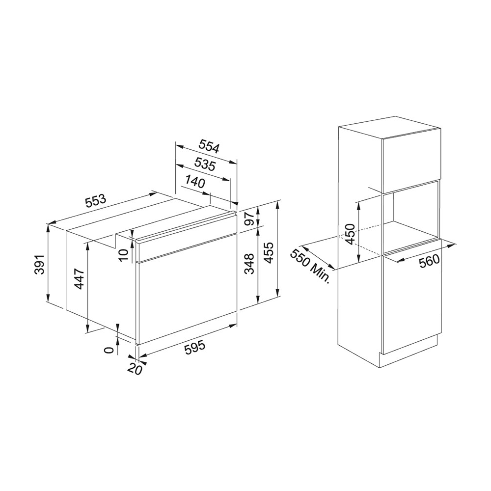 Franke FSM 45 MW XS | Microonde Combinato | 45cm | Grill e Forno