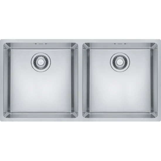 Franke Maris MRX 120-40-40: Fregadero de acero inoxidable, 2 rangos, instalación en la parte superior