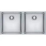 Franke Maris MRX 120-40-40: Lavello Inox Satinato, 2 Vasche Ampie, Installazione Sottotop