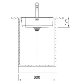 Franke Smart SRX 210-50 TL | Lavello Inox Semifilo/Filotop | Design Moderno