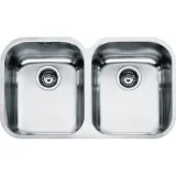 Franke AMX 120: Lavello Cucina in Acciaio Inox Satinato, Sottotop, 2 Vasche