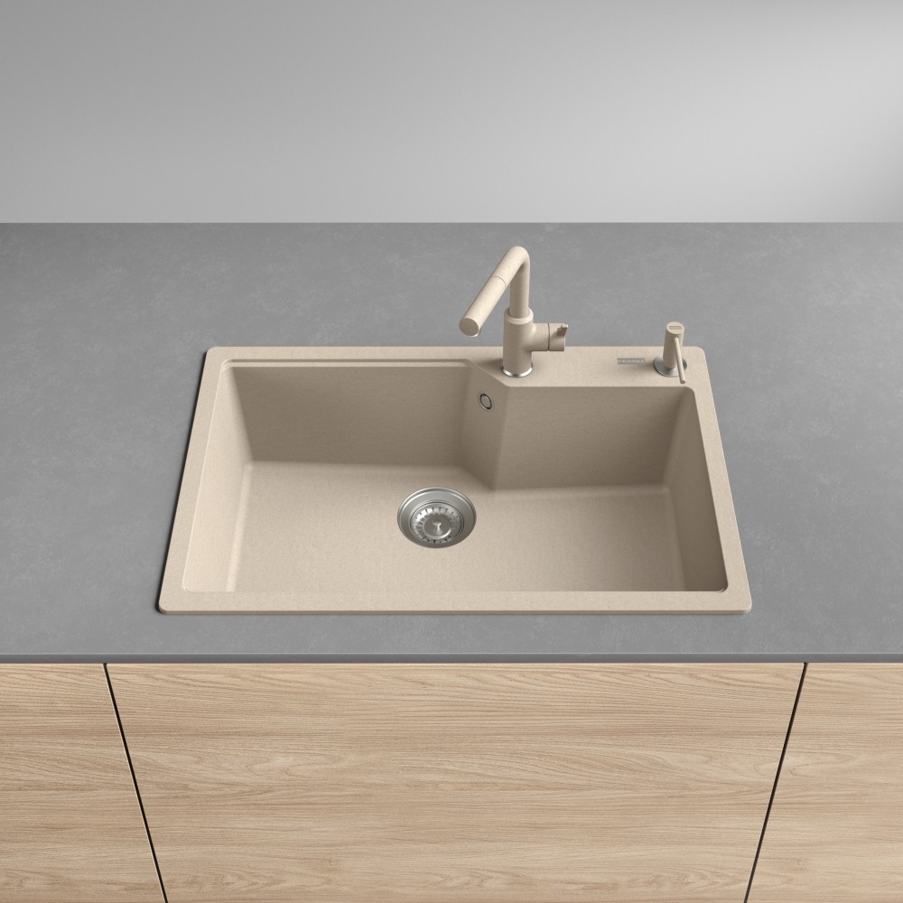 Franke UBG 610-72 | Schwarzes Fragranit Incasso Waschbecken | Modernes Design