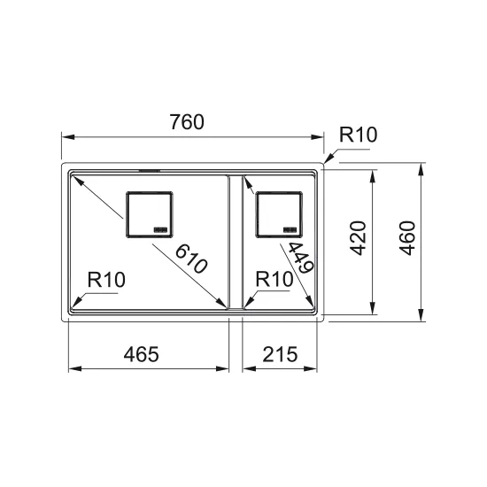 Franke KNG 120: Lavello Sottotop in Fragranite, Resistente e Elegante