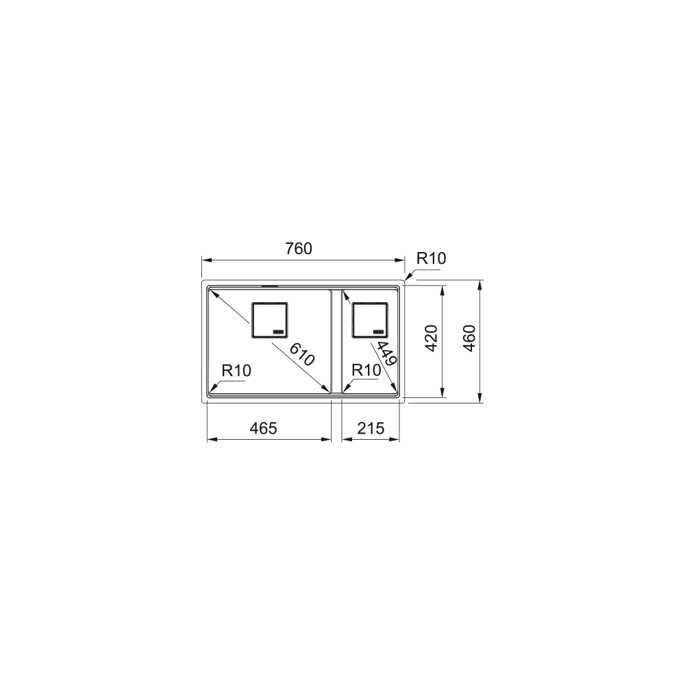 Franke KNG 120: Lavello Sottotop in Fragranite, Resistant und Elegant