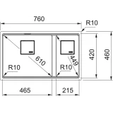 Franke KNG 120: Lavello Sottotop in Fragranite, Resistente e Elegante