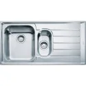 Lavello Franke NEX 251 - 2 Vasche Inox - Base 60/80 cm - Filotop o Semifilo