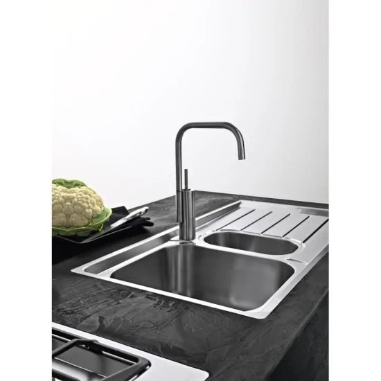 Franke NEXO 251: Fregadero de cocina Inox, 2 cuencas, Base 60/80 cm, Instalación Filotop, Oferta