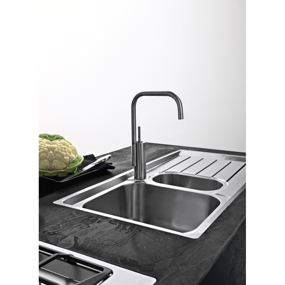 Franke NEXO 251: Fregadero de cocina Inox, 2 cuencas, Base 60/80 cm, Instalación Filotop, Oferta