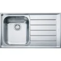 Franke NEX 611: Lavello Cucina in Acciaio Inox 86x51 cm, 1 Vasca, Base 60, Bordo Slim