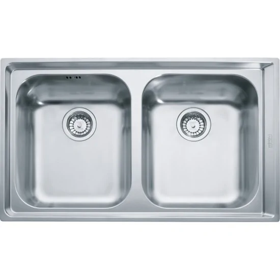 The sink Franke NEX 620 - Perfect for Kitchens 80 and 90 cm, Double Spacious Bath