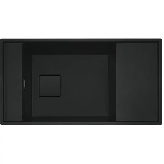 Lavello Cucina Nero Franke - Sottotop/Filotop, Reversibile, Sanitized