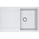 Évier de cuisine Franke Maris MRG 611 Blanc - Fragranite, 1 Baignoire, Dripper réversible, Sanitized