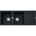 Kitchen sink Franke MARIS MRG 621 Black Matt - 2 Vases + Reversible dripper