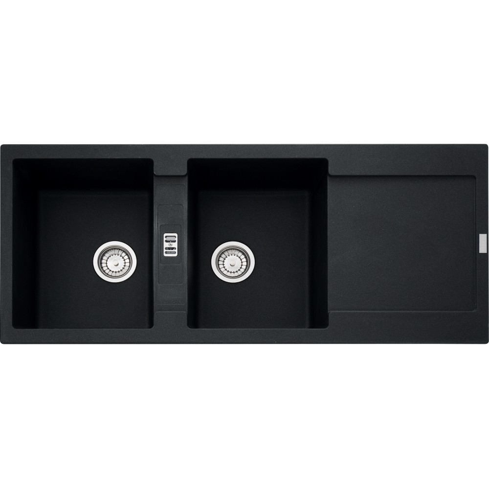 Franke 少数人团体 621年:厨房的优雅与实践 QQ Black Washer Matt in Incasso