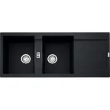 Franke 少数人团体 621年:厨房的优雅与实践 QQ Black Washer Matt in Incasso