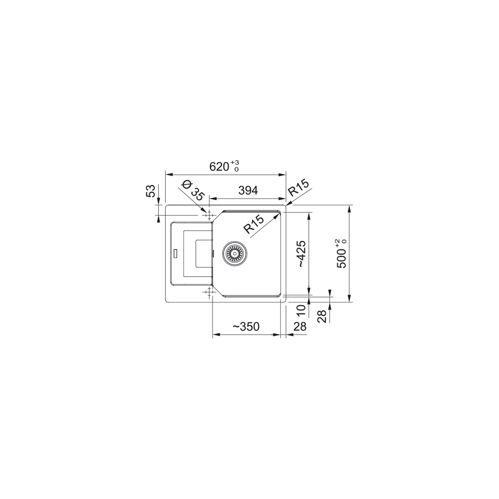 Évier de cuisine Franke en Fragranite noire, résistante et hygiénique, idéale pour un usage quotidien