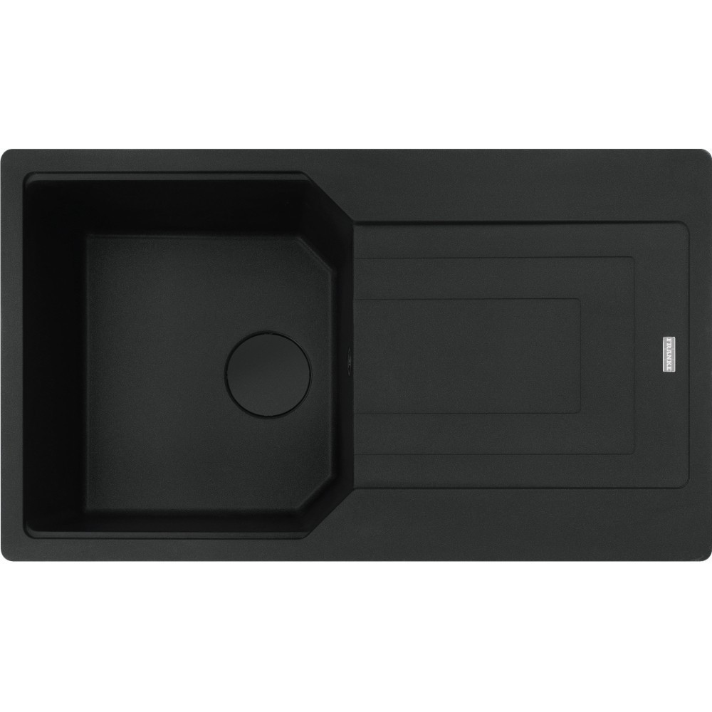 Кухонные раковины Franke в Fragranite Nero Opaco | 1 бассейн + Reversible drip