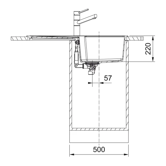 Évier de cuisine Franke in Fragranite Nero Opaco |MISUMI