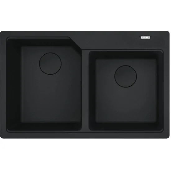 Кухонные раковины Franke Fragranite Nero Matt - современный дизайн, легкий для очистки