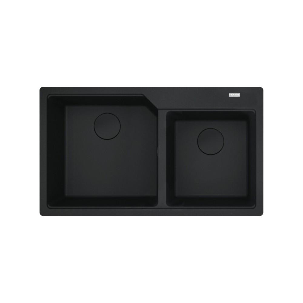 Kitchen sink Franke in Fragranite Nero - Double Bath, Sanitized, Offer