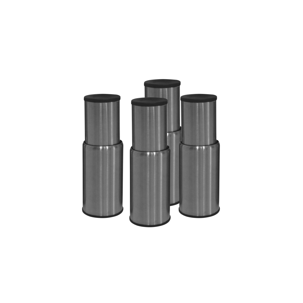 Bertazzoni Edelstahl Fußset Höhe 100-135 mm