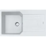 Fregadero empobrecido Franke, 1 bañera + goteo reversible, Saneamiento fragante