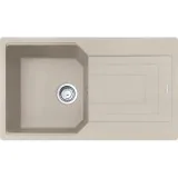 Recessed sink Franke, 1 tub + reversible drip, Fragranite Sanitized