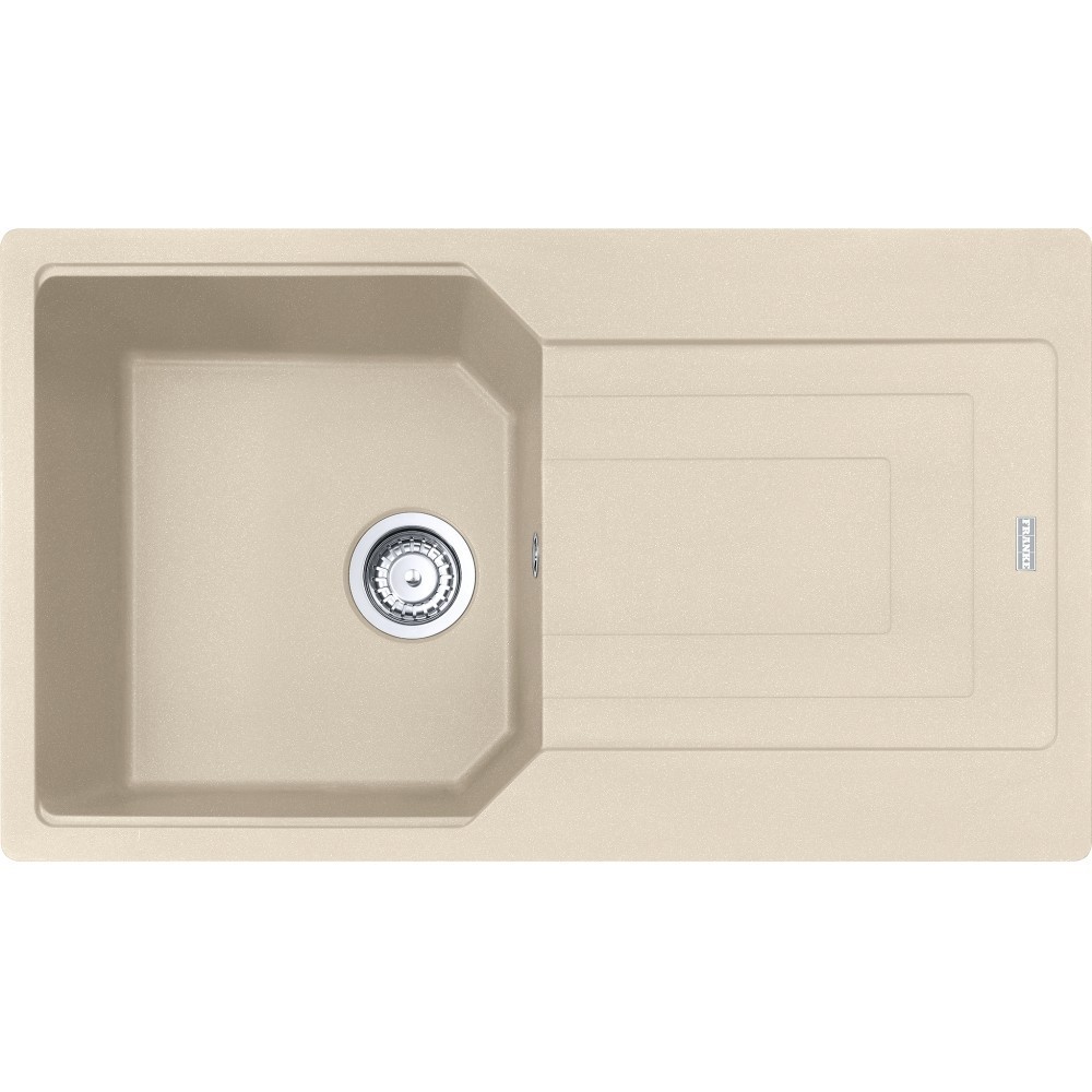 Recessed sink Franke, 1 tub + reversible drip, Fragranite Sanitized
