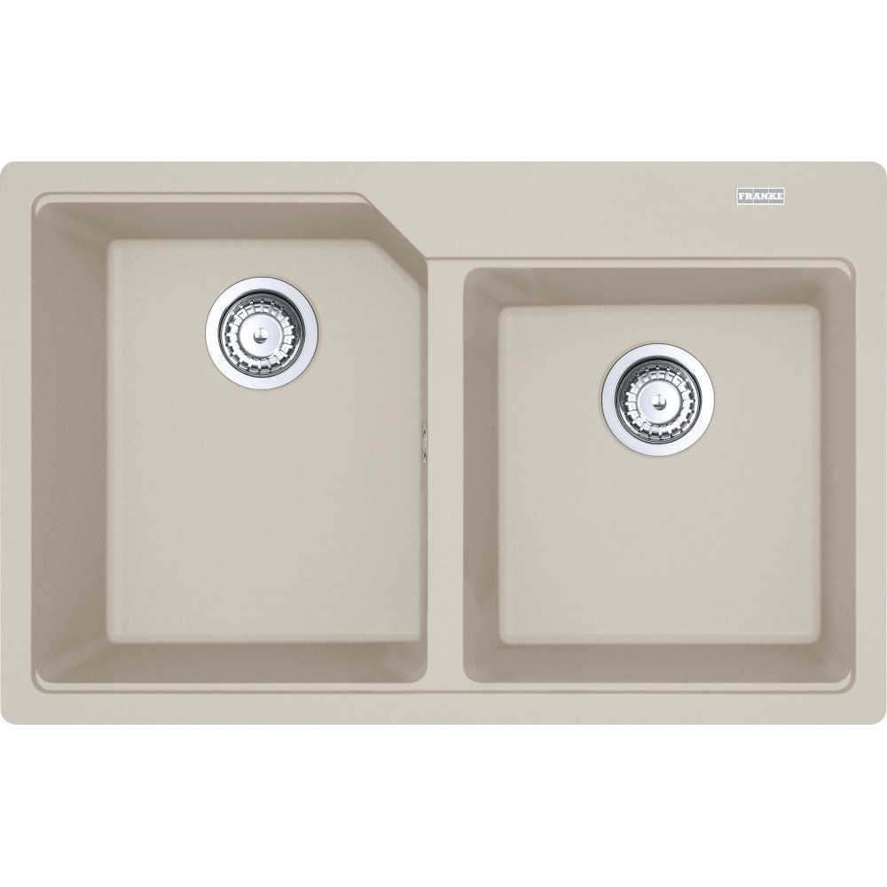 Franke URBAN UBG 620-78 - Évier de cuisine Fragranite, 2 bassins, Traitement hygiénique