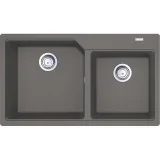 Franke URBAN UBG 620-78 - Lavello Cucina in Fragranite, 2 Vasche, Trattamento Sanitized