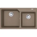 Franke URBAN UBG 620-78 - Spülbecken Fragranite, 2 Becken, Sanitized Behandlung