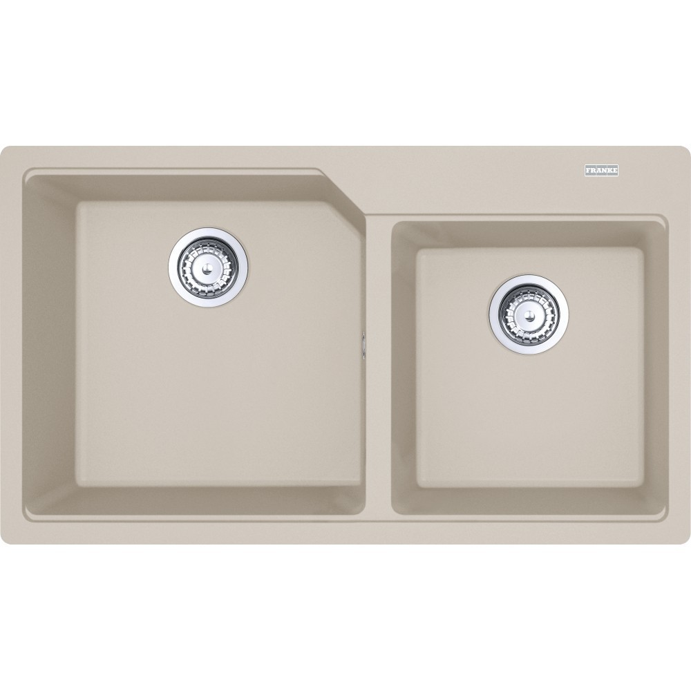 Franke URBAN UBG 620-78 - Lavello Cucina in Fragranite, 2 Vasche, Trattamento Sanitized