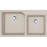 Franke URBAN UBG 620-78 - Lavello Cucina in Fragranite, 2 Vasche, Trattamento Sanitized