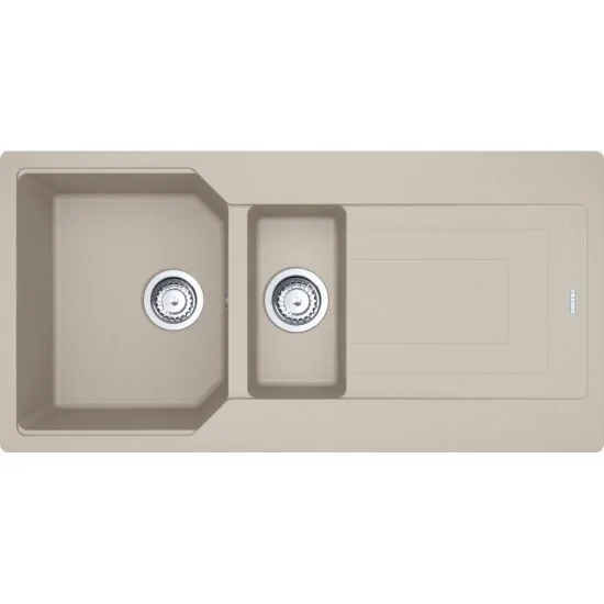 Franke URBAN UBG 651 - Évier de cuisine à Fragranite, 1 baignoire + plateau, Sanitized