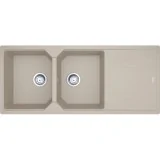 Évier de cuisine Franke dans Fragranite, 2 Vasche, Sanitized