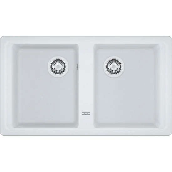 Kitchen sink Franke - Fragranite, 2 Vasche, Incasso, Sanitized