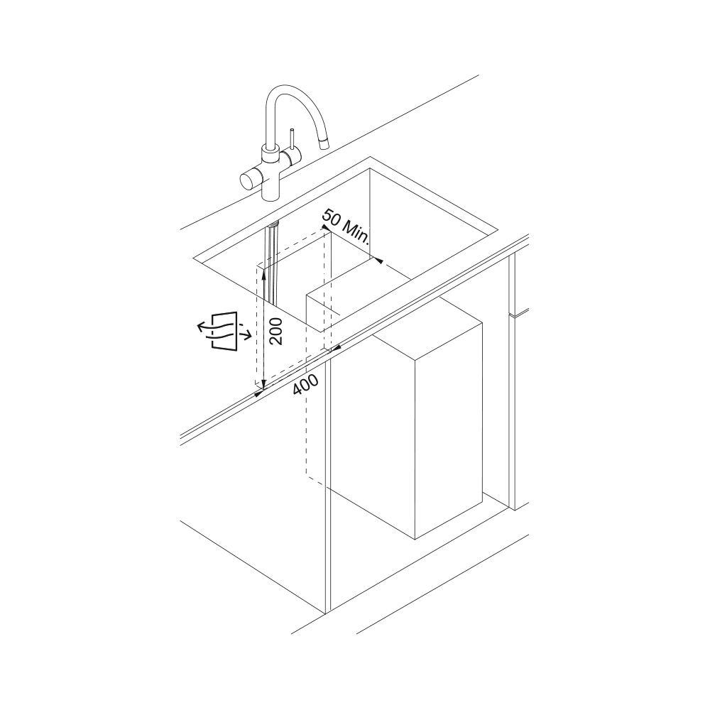 Franke Mythos Water Hub - Mezclador multifunción completo para su cocina