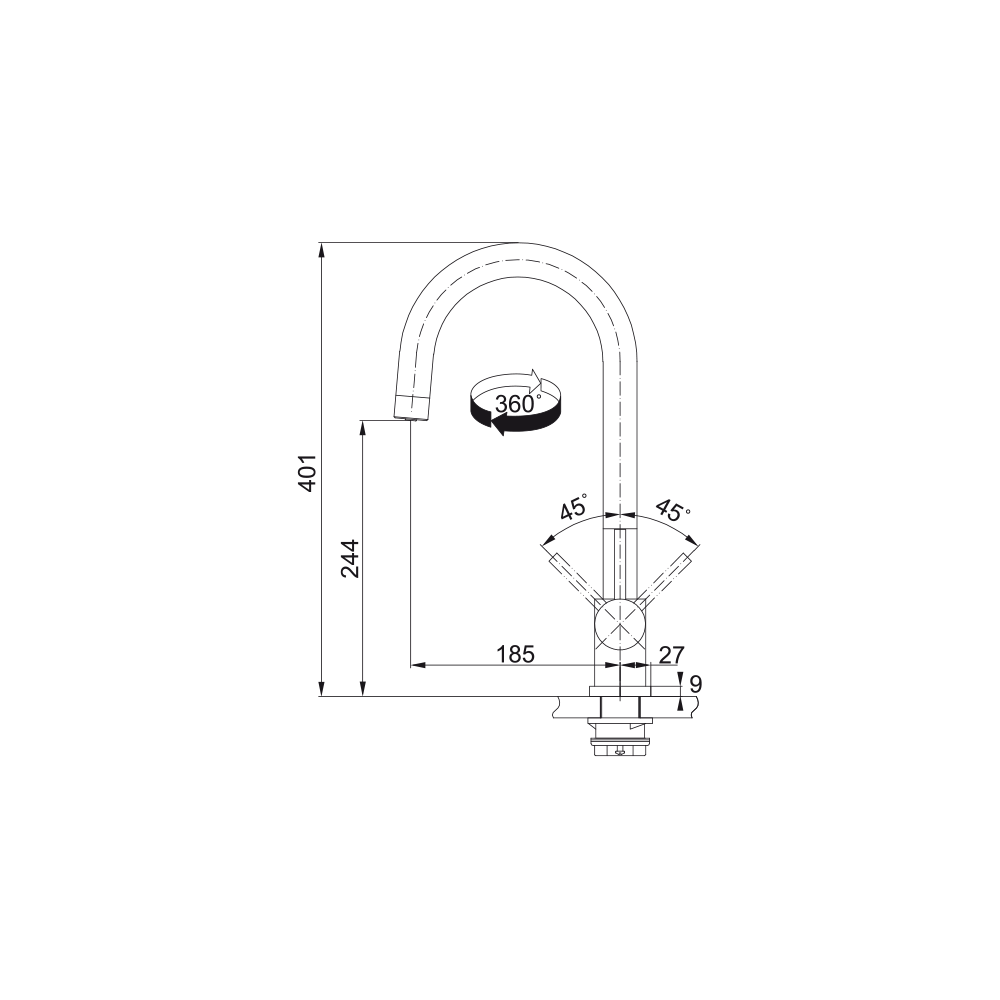 Mixer Franke Eos Clear: agua elegante, funcional, filtrada
