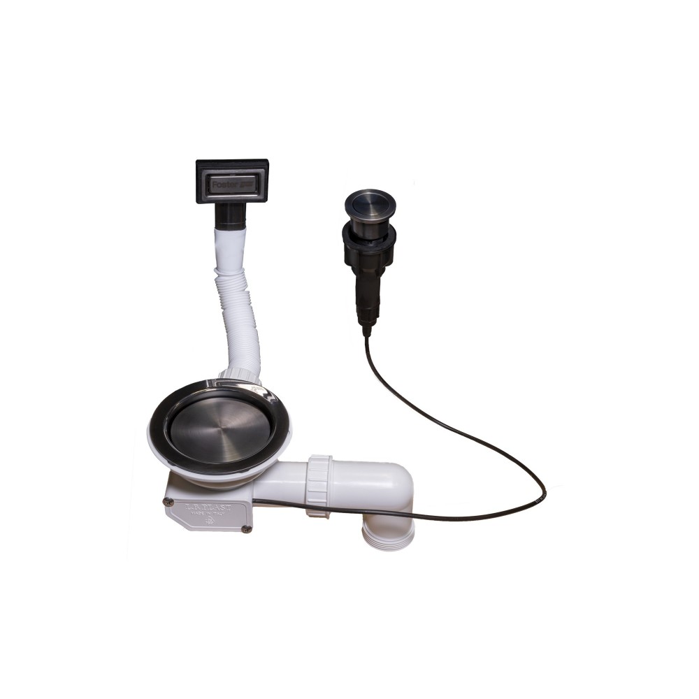 Automatic plate Foster Space Push Gun Metal - PO | Modern and functional design