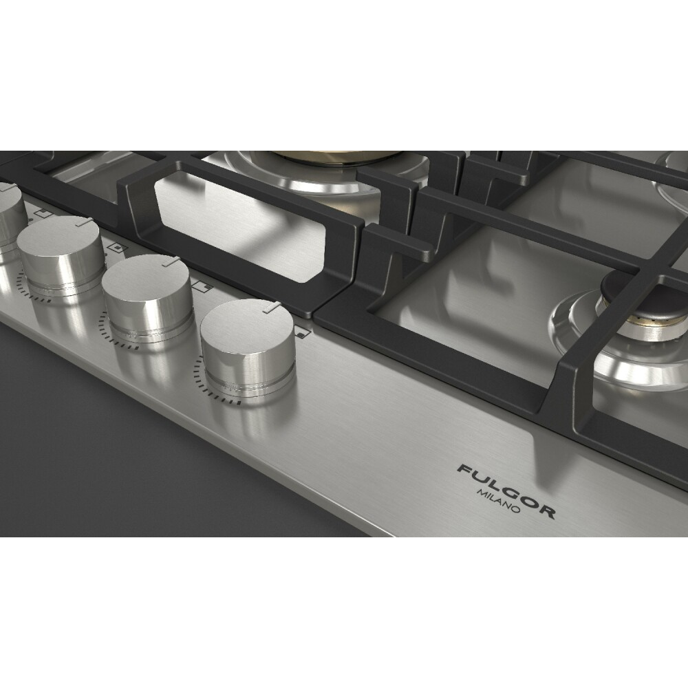 Cocina de gas Fulgor Milano FPH 9041 G WK X 90 cm, Triple Corona Duegstore.com