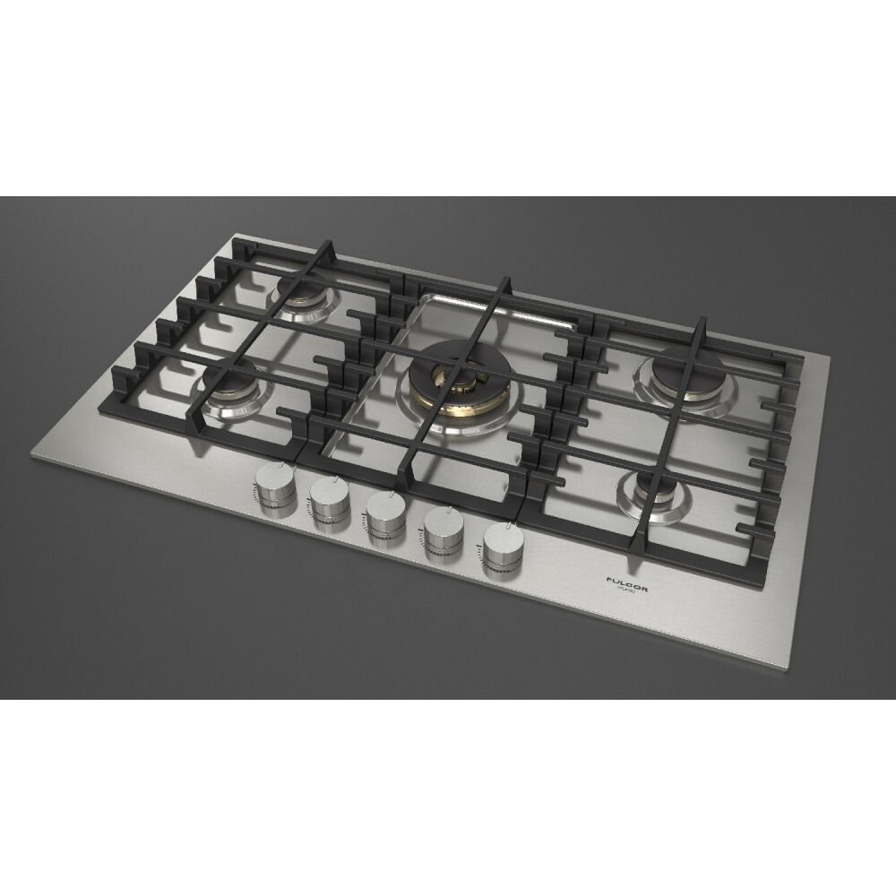 Cuisine à gaz Fulgor Milano FPH 9041 G WK X 90 cm, triple couronne |MISUMI Duegstore.com