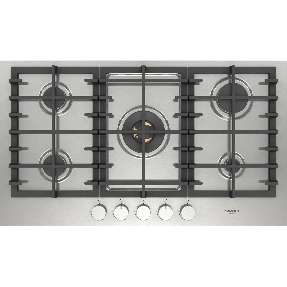 Gas cooking Fulgor Milano FPH 9041 G WK X 90 cm, Triple Crown | Duegstore.com