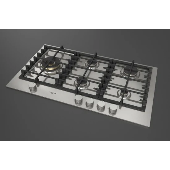Cuisine à gaz Fulgor Milano FPH 905 G WK X 90 cm, Triple Side Crown | Duegstore.com