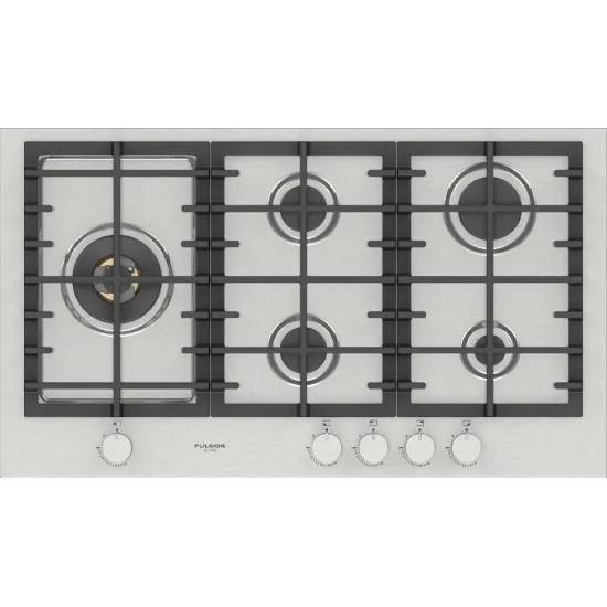 Gaskochen Fulgor Milano FPH 905 G WK X 90 cm, Dreiseitige Krone | Duegstore.com