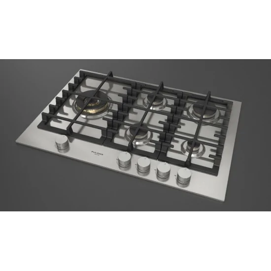 Cocina de gas Fulgor Milano FPH 755 G WK X 75 cm, Gran Fuego Lateral Duegstore.com